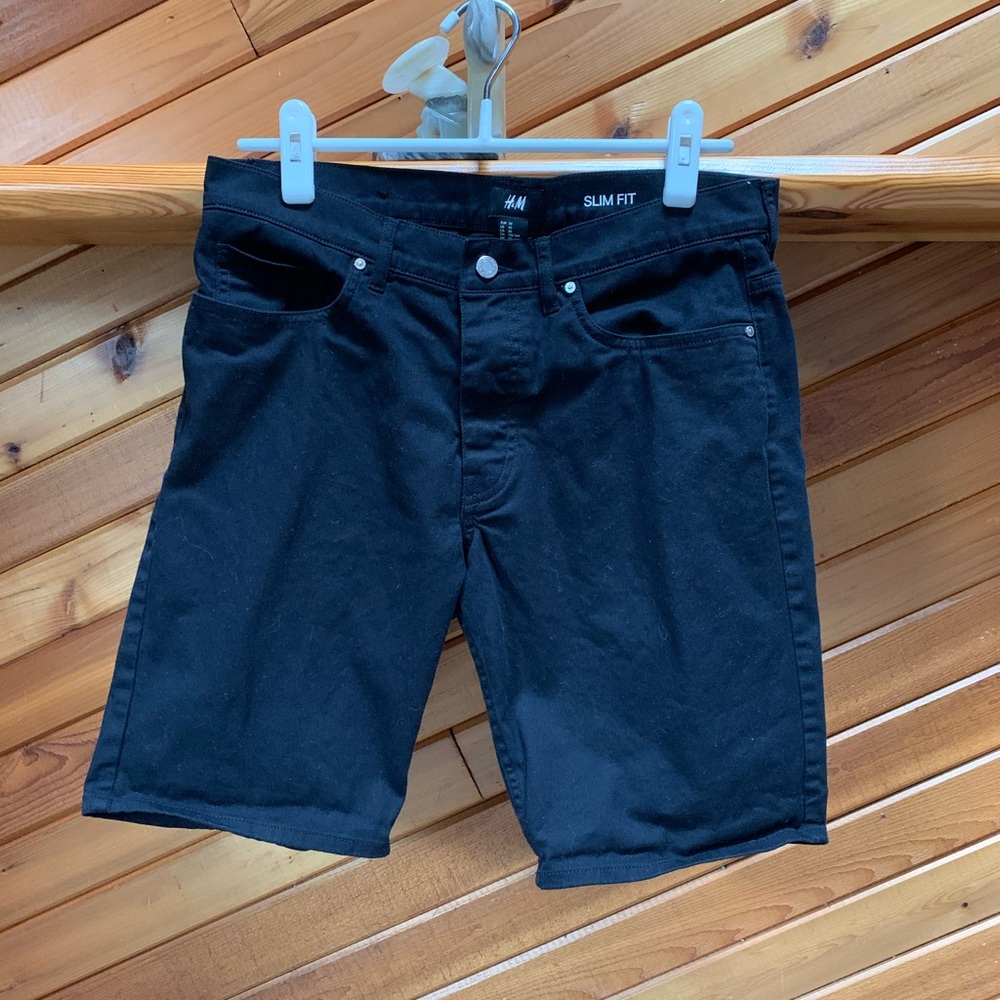 H&M Black Shorts